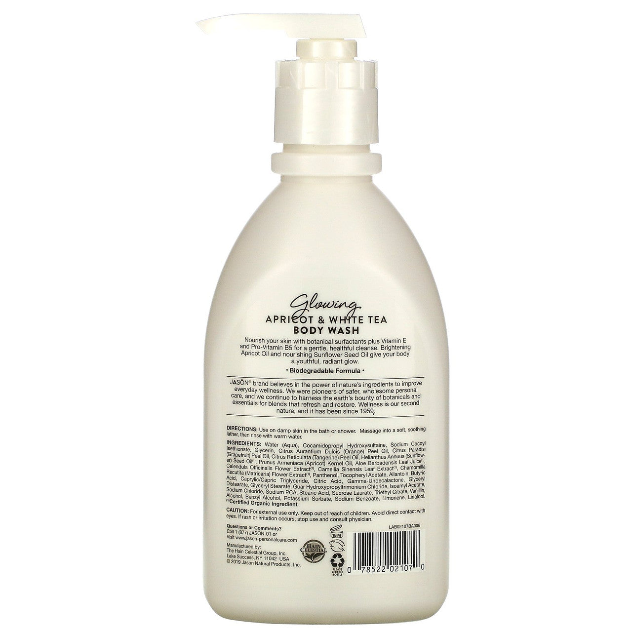 Jason's Apricot Satin Body Wash (1x30 Oz)