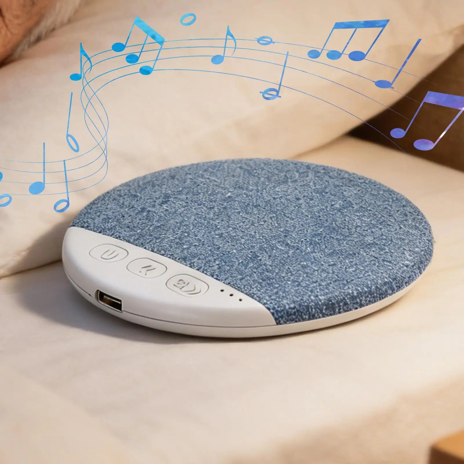 Sleep Sound Machine Rechargeable Wireless White Noise Sound Machine for Sleeping Adults for Indoor Outdoor Office Hotel Car