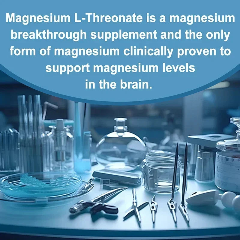 Magnesium L-Threonate – Brain Focus, Memory & Nerve Function Supplement