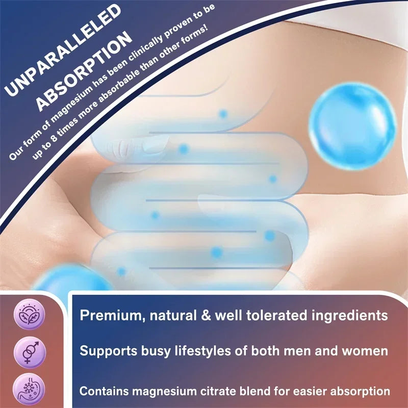 Magnesium Complex Capsules – 12-in-1 Formula for Bone, Sleep, Nerve & Digestive Health