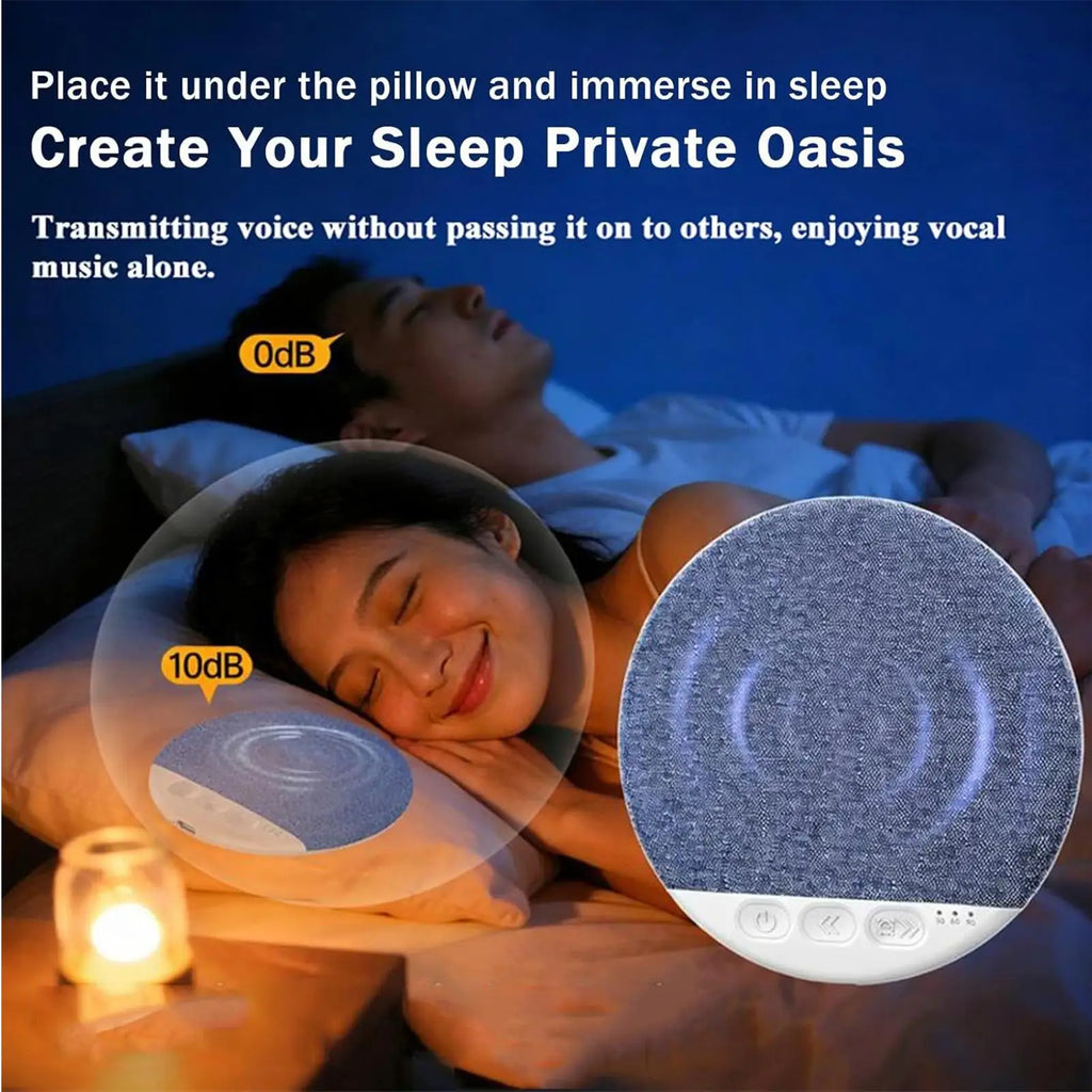 Sleep Sound Machine Rechargeable Wireless White Noise Sound Machine for Sleeping Adults for Indoor Outdoor Office Hotel Car